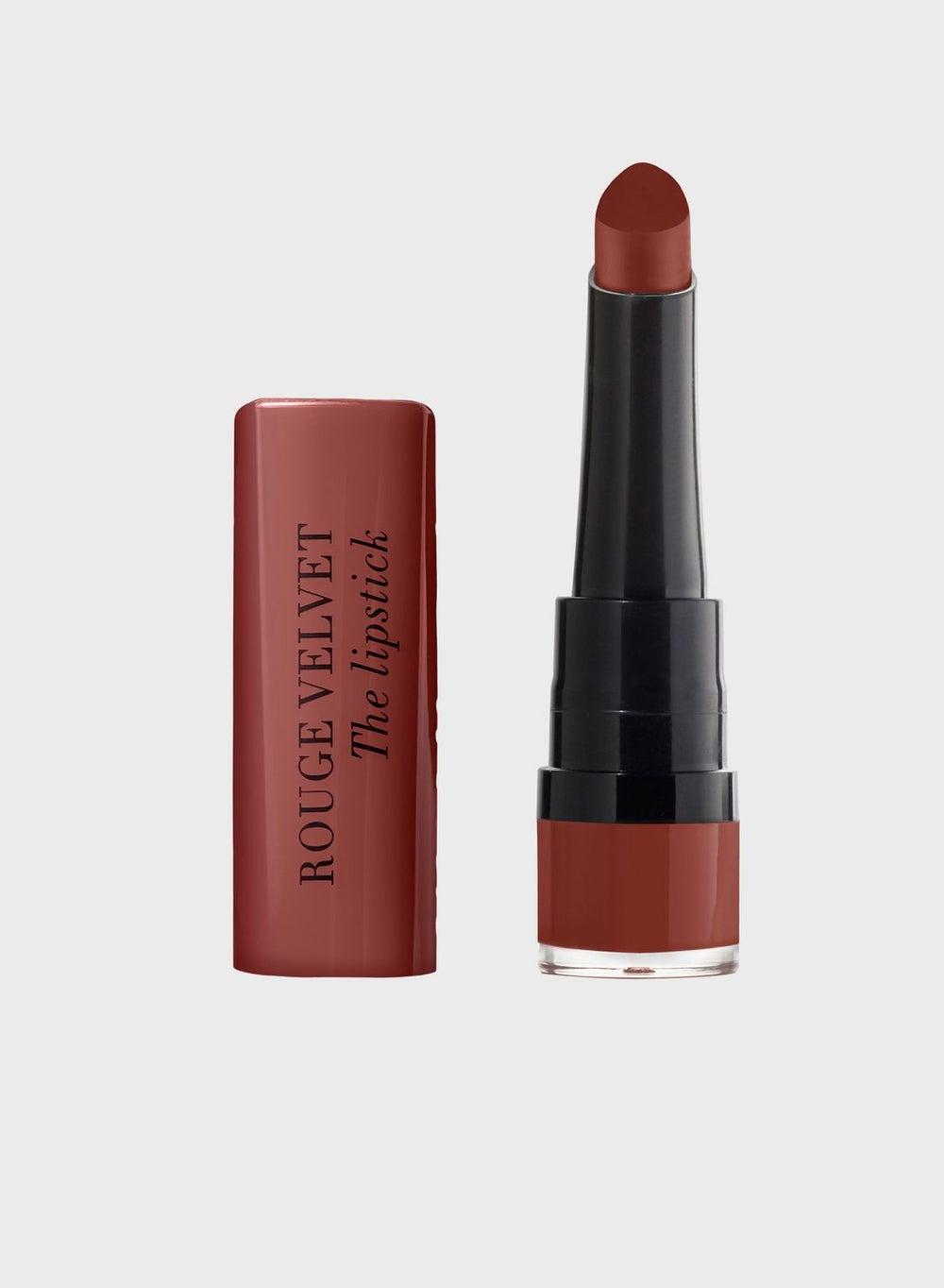 Bourjois Velvet Rouge No. 12 Brunette Matte Lipstick, 2.4g - Image 1