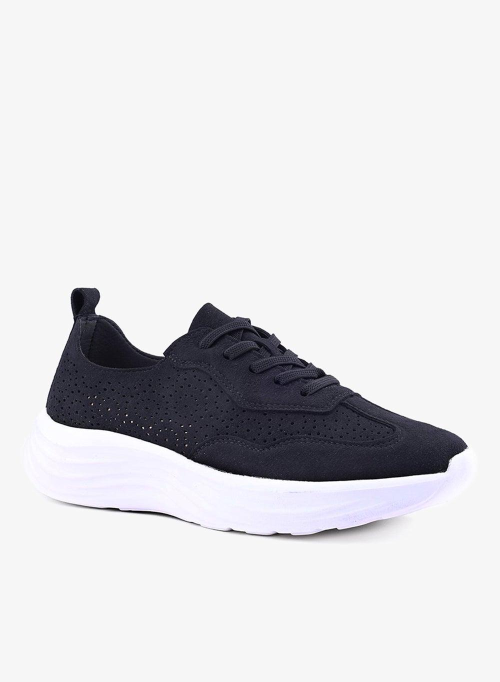 Elegant Black Low-Top Sneakers for Women - Image 1