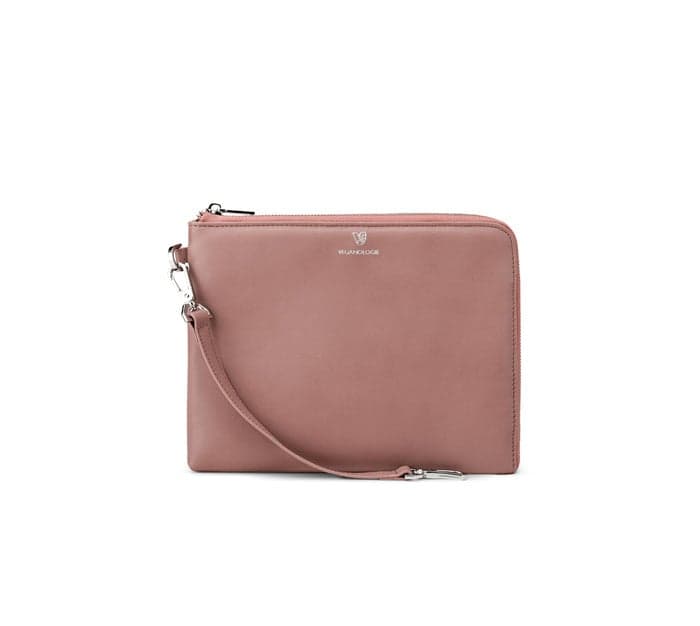 Veganologie Demi Large Pink Pouch - Eco-Chic and Sustainable - Image 1