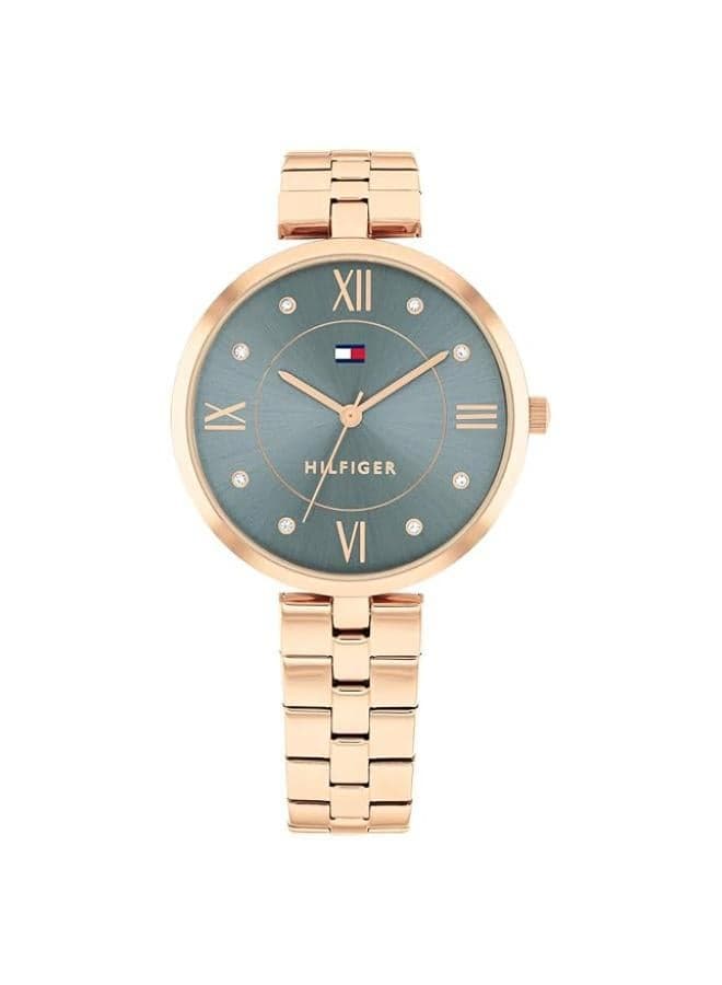 TOMMY HILFIGER Ella Women's Elegant Silver Analog Watch - Image 1