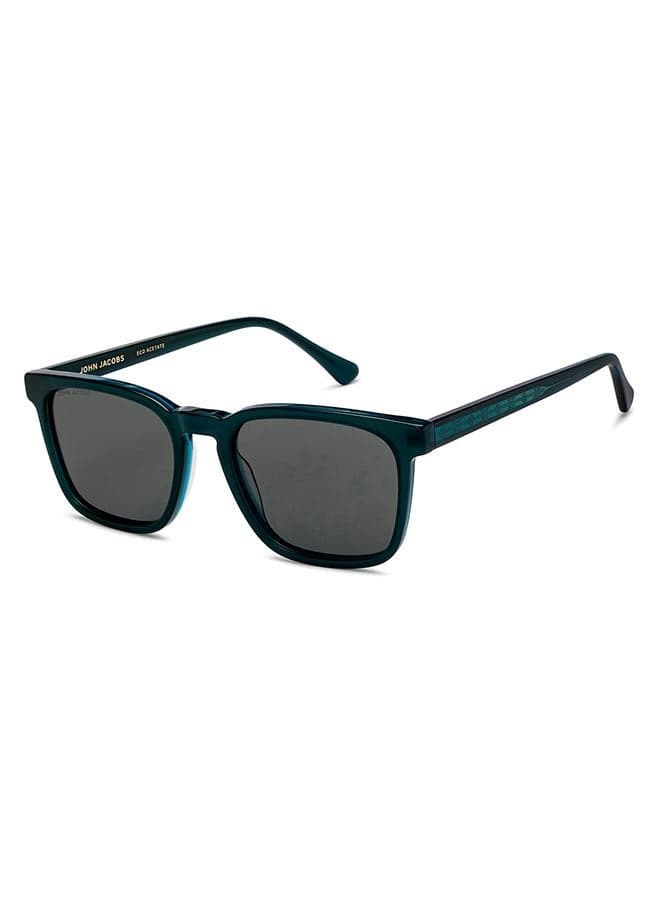 John Jacobs JJ S16636 Chic Rectangular Polarized Sunglasses - Image 1