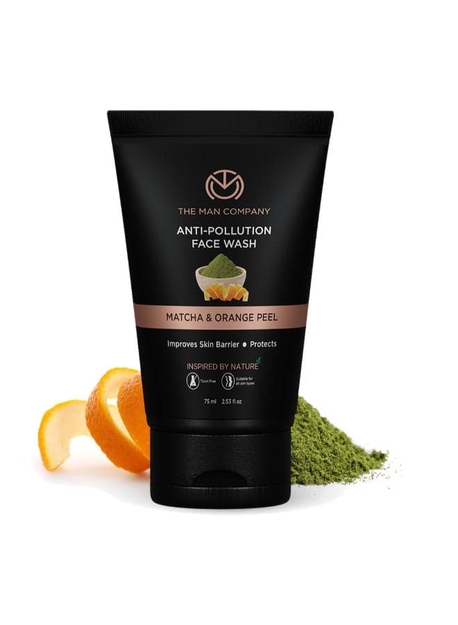 Matcha & Orange Peel Anti-Pollution Face Wash - 100ml - Image 1