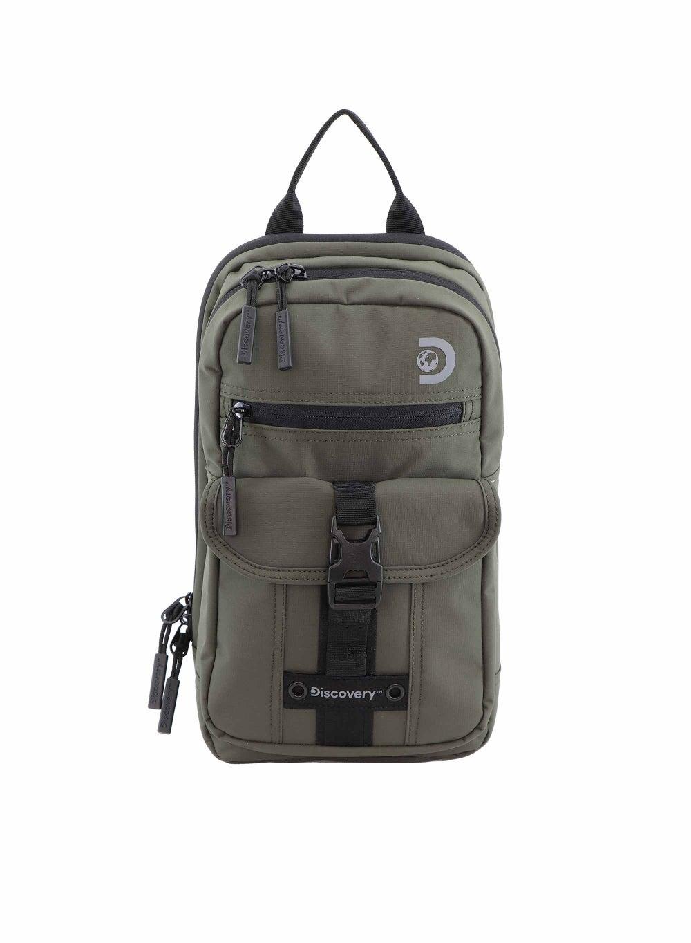 Discovery SHIELD Khaki RPET Sling Cross Bag: Style Meets Function - Image 1