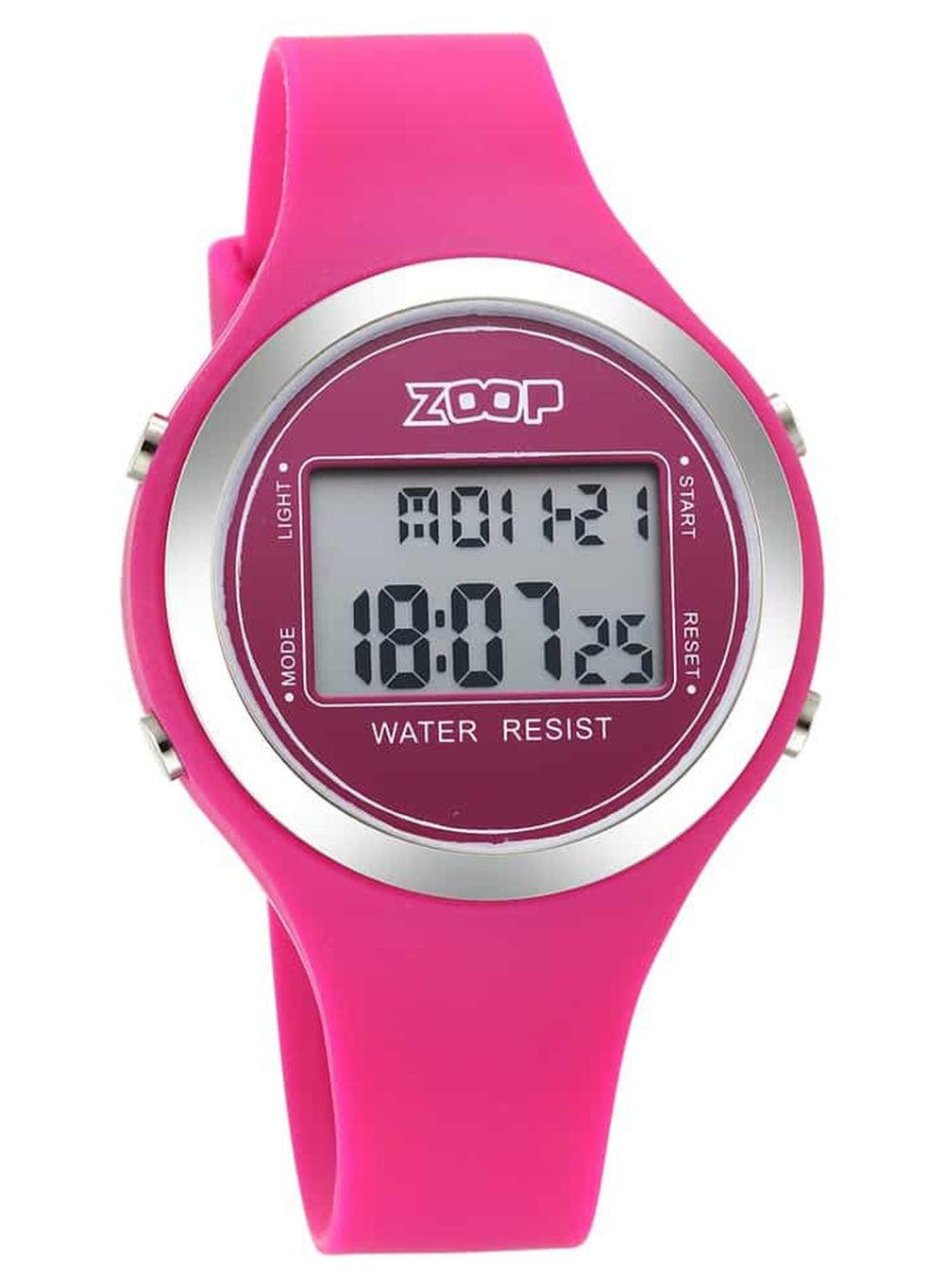 Zoop 26024PP02 Digital Silicone Wristwatch - Chic Unisex Design - Image 1