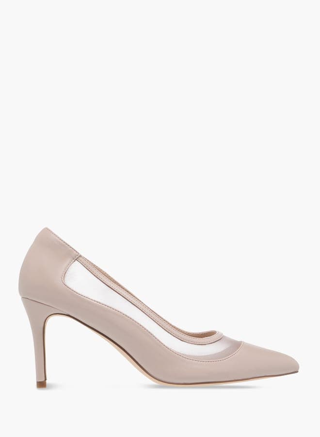 Elegant Beige Stiletto Pumps - Model 24H1161Beige - Image 1