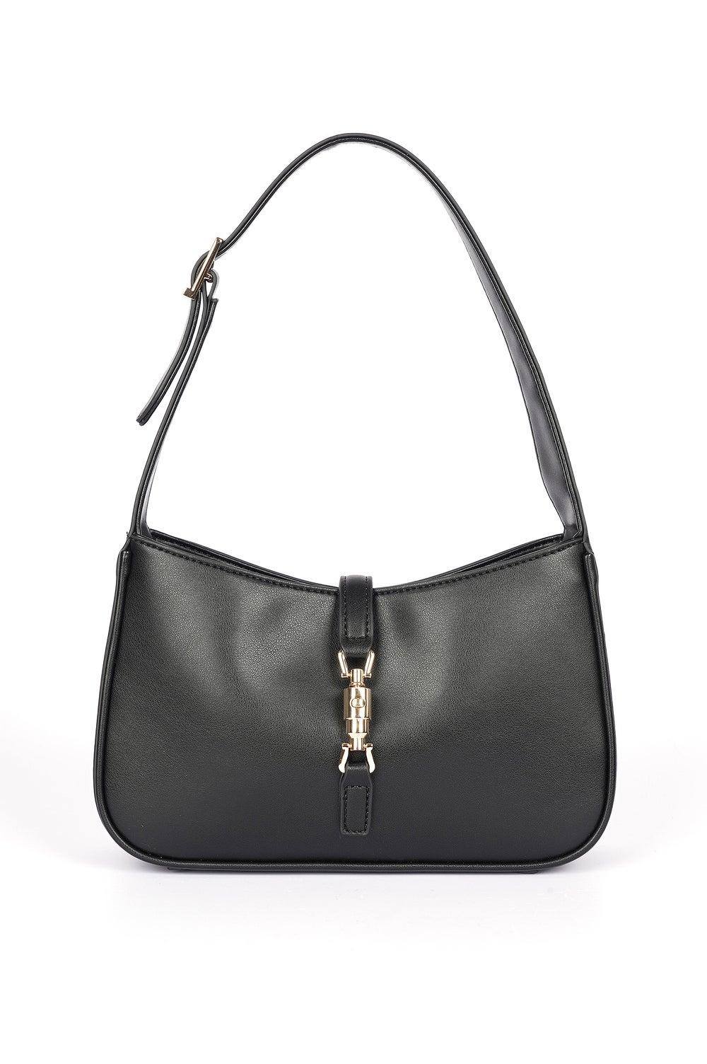 Cuple Elegance: Chic Long-Strap Faux Leather Handbag - Image 1