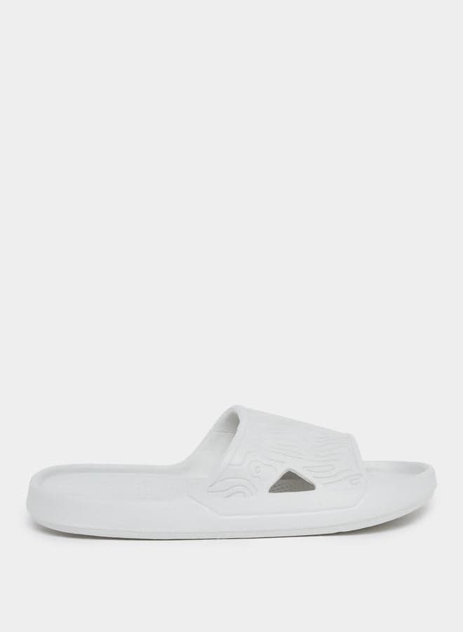 Take Two Men's Textured Anti-Slip Grey Slides - Image 1