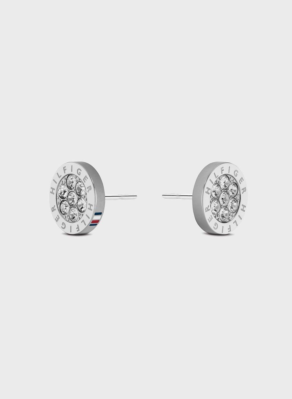 TOMMY HILFIGER Crystal Elegance Stud Earrings - Image 1