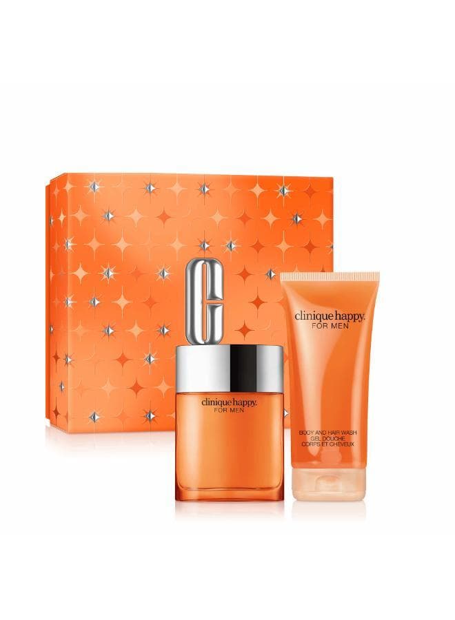 Clinique Happy for Him: Luxury Cologne and Wash Set - Image 1