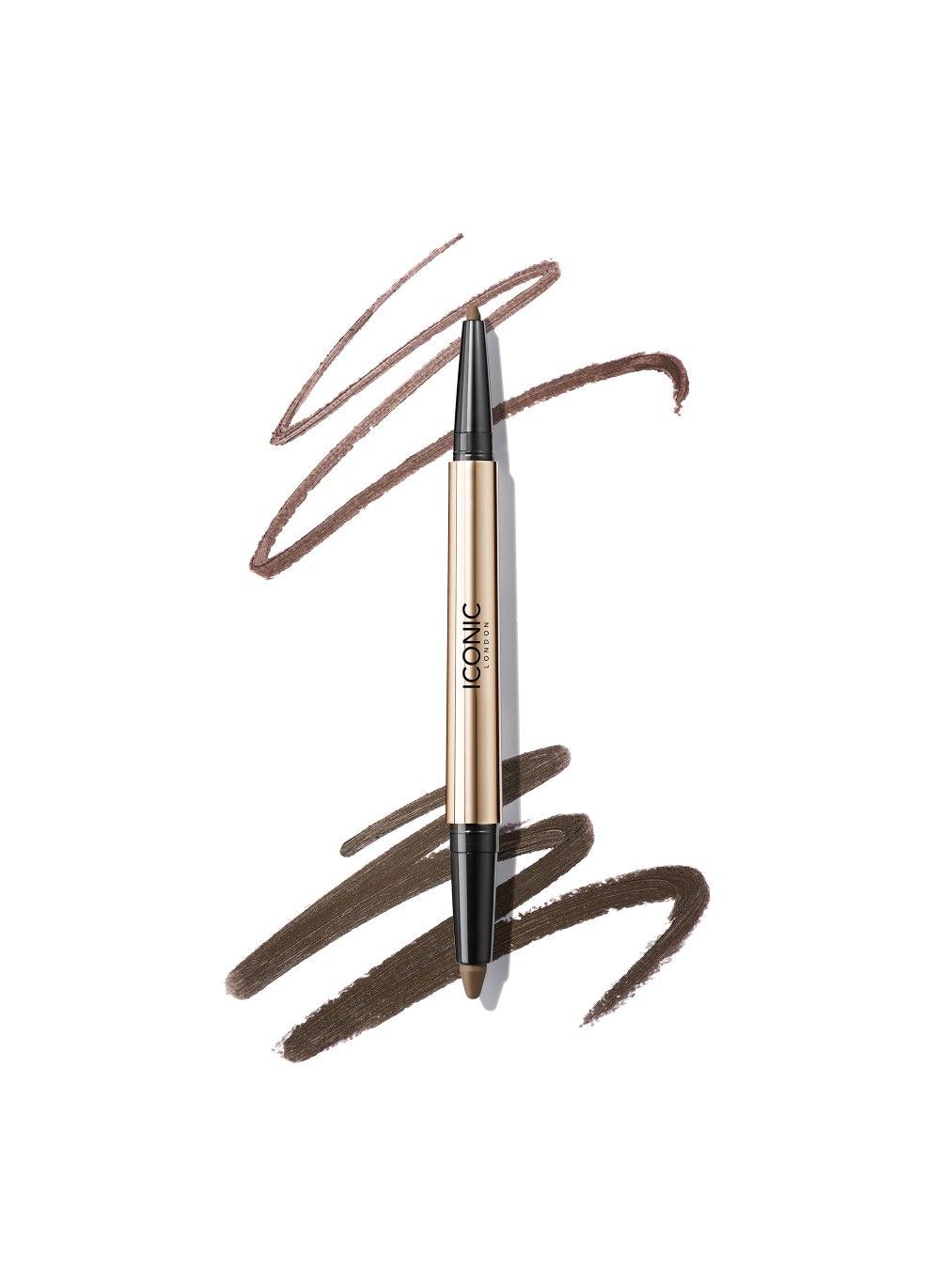 Chocolate Brown Smokey Eye Duo Kajal - Stay Sharp All Day - Image 1