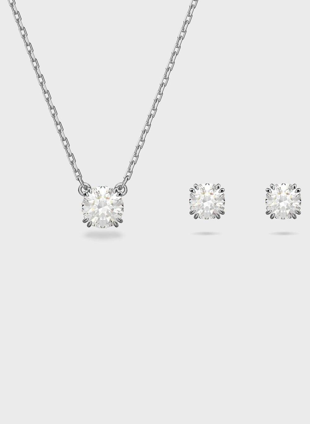 SWAROVSKI Constella Necklace & Earrings Set for Feminine Elegance - Image 1