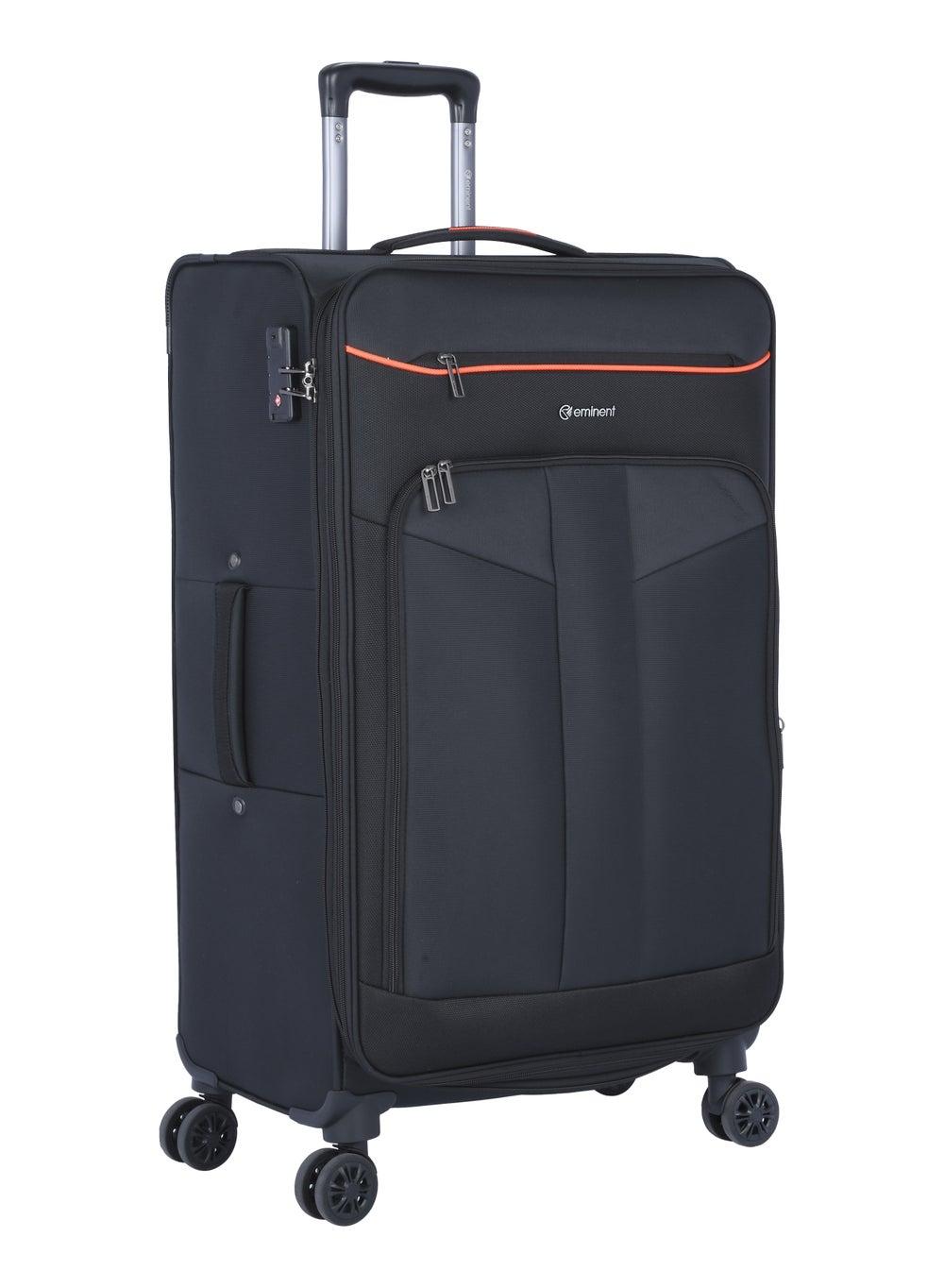 Eminent E788 Black Medium Soft Travel Trolley with TSA Lock - Image 1