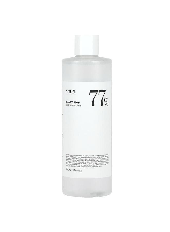 ANUA Heartleaf 77% Soothing Toner, Clear 500ml - Image 1