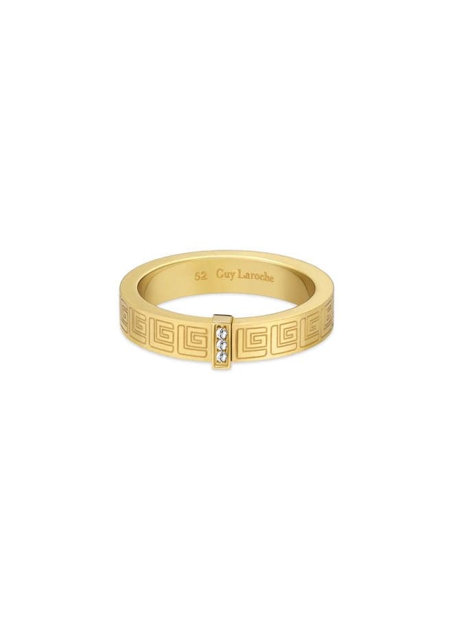 Guy Laroche Audrey Elegance Gold Finger Ring for Women - Image 1