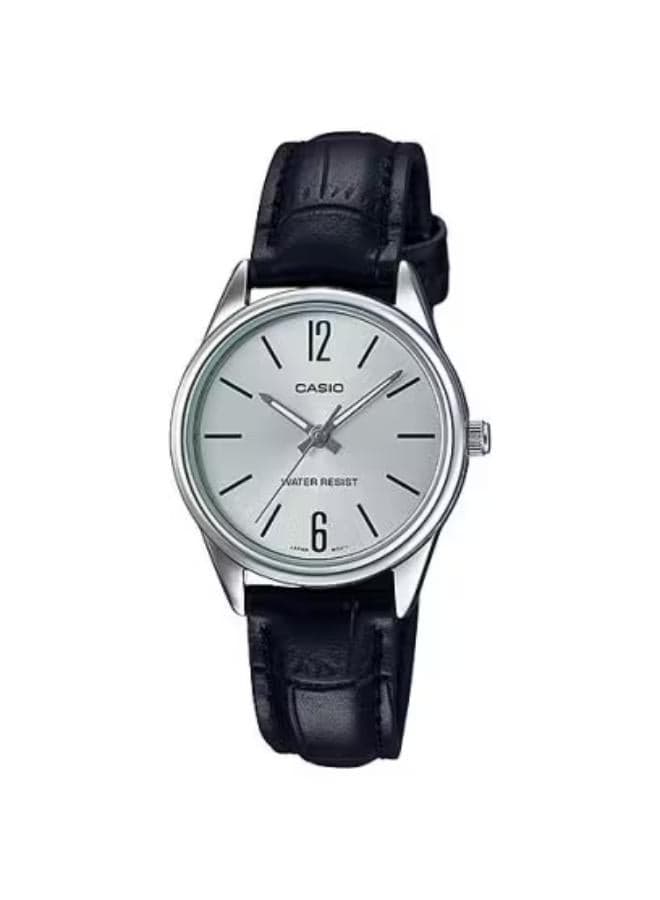 CASIO LTP-V005L-7B Elegant Leather Analog Watch for Women - Image 1