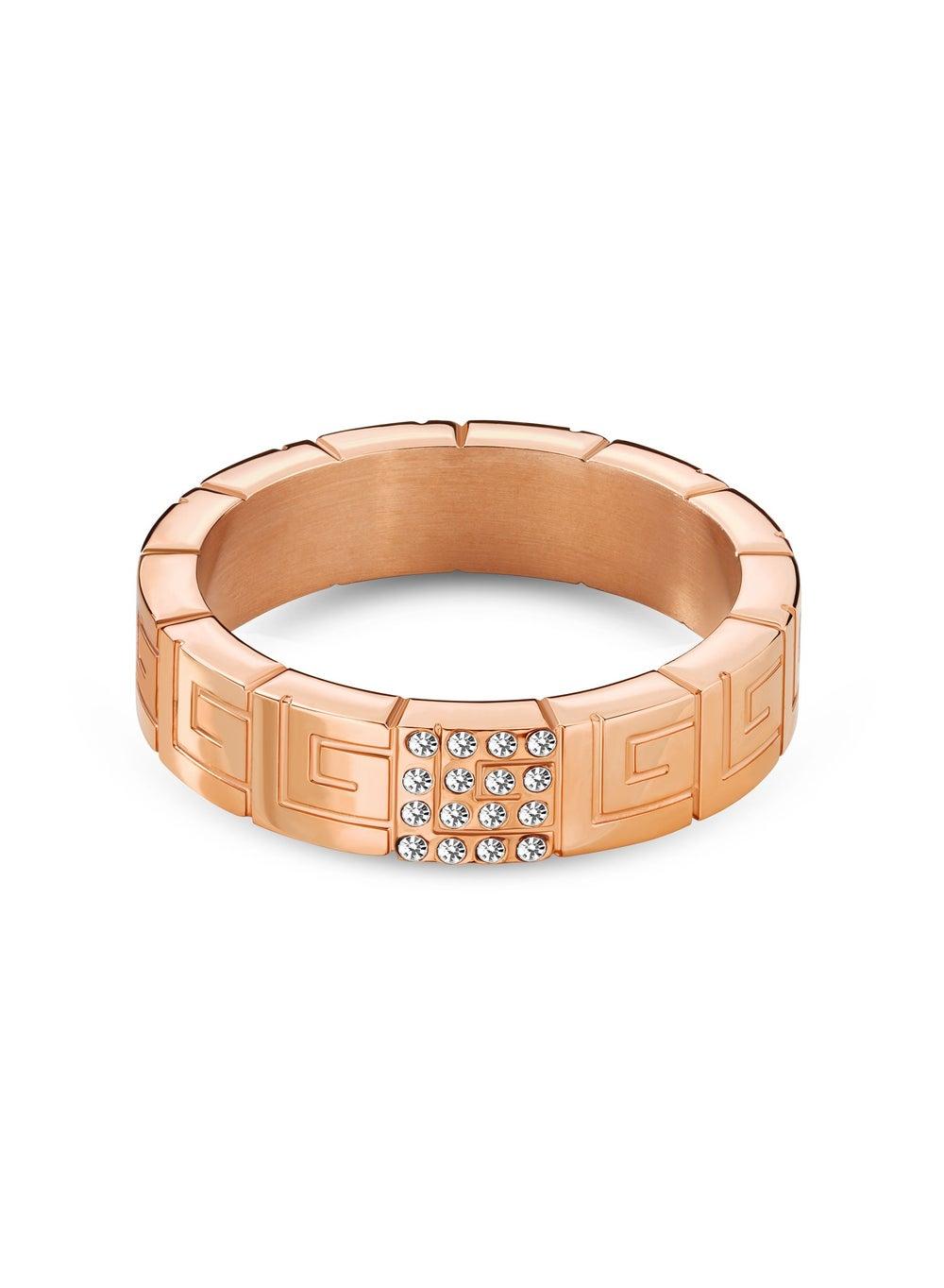 Guy Laroche Audrey Rosegold Crystal-Embellished Ring - Image 1