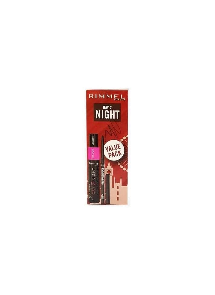 Rimmel Day 2 Night Mascara & Eye Definer Duo - Image 1