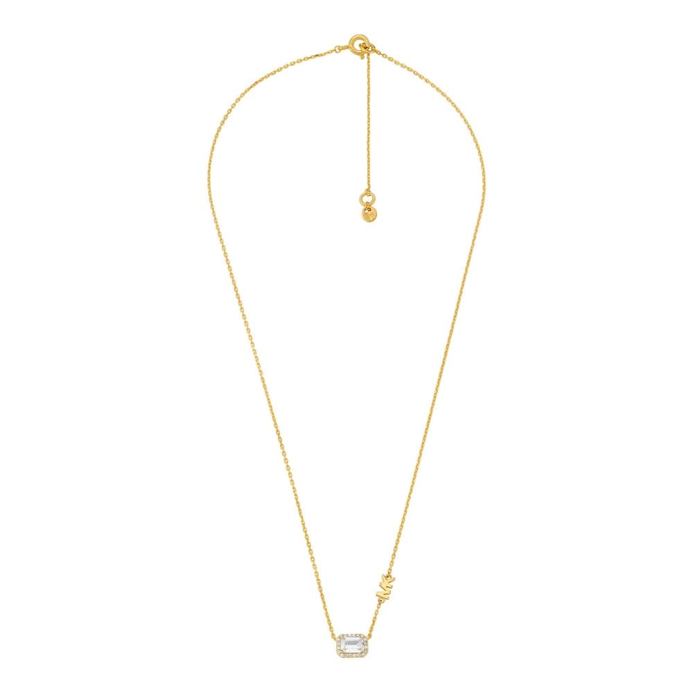 Michael Kors Mkc1762Cz040: Luxe Cubic Zirconia Statement Necklace - Image 1