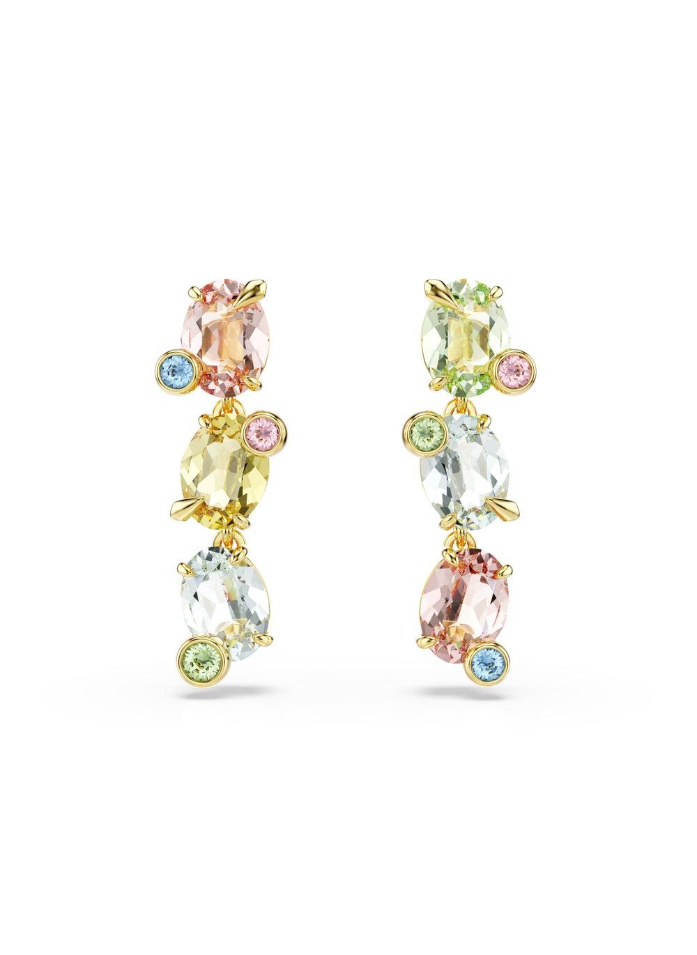 SWAROVSKI Gema:Pe Multi-Hued Crystal Drop Earrings - Image 1