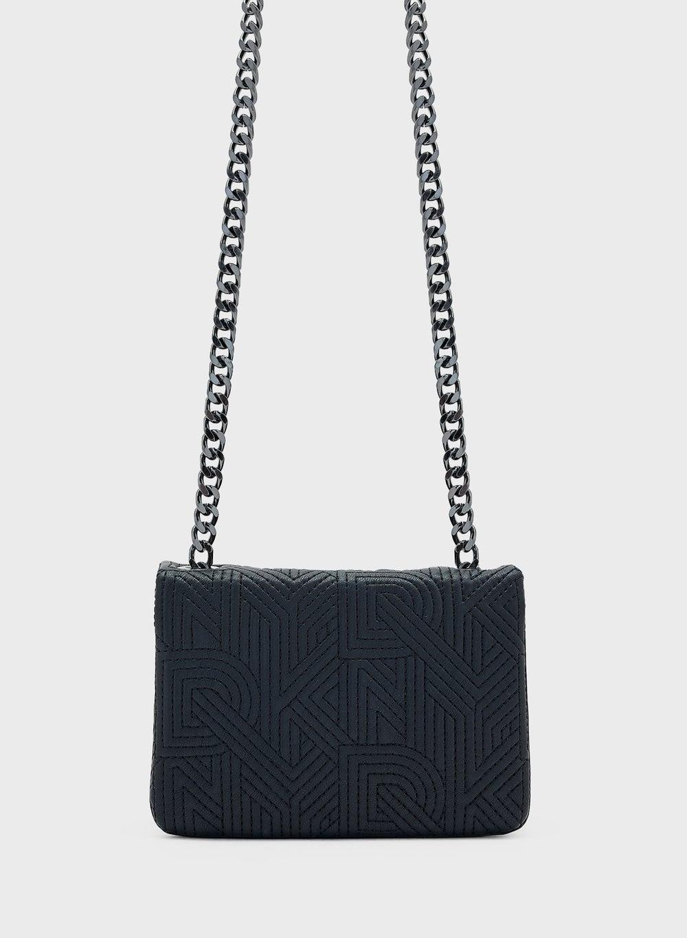 DKNY Desiree Flap Over Chain Detailed Women's Crossbody - Image 1