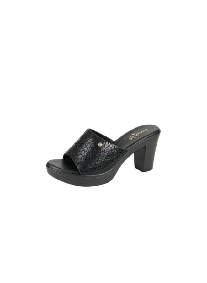 Michelle Morgan 314RC866 Elegant Black Block Heels - Image 1