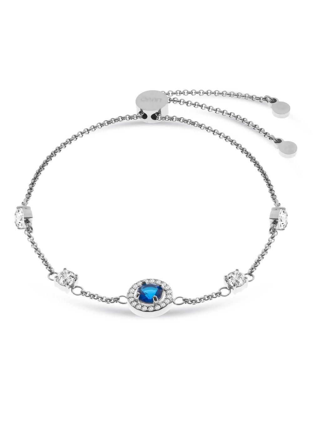 Liu Jo Celestia Silver Bracelet LJ2265 - Elegant Blue Accent - Image 1