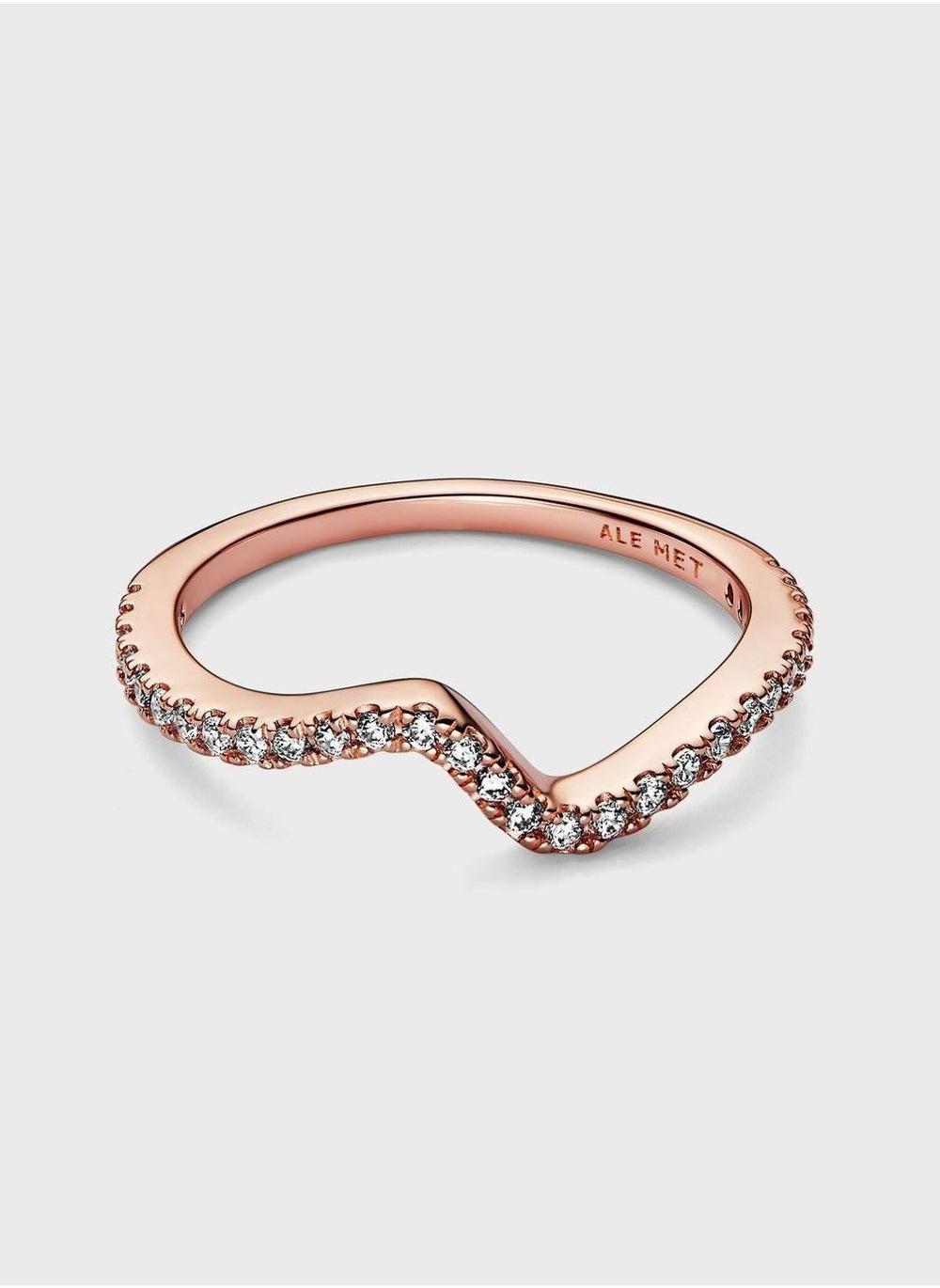 PANDORA Timeless Sparkling Wave Women's Ring - Image 1
