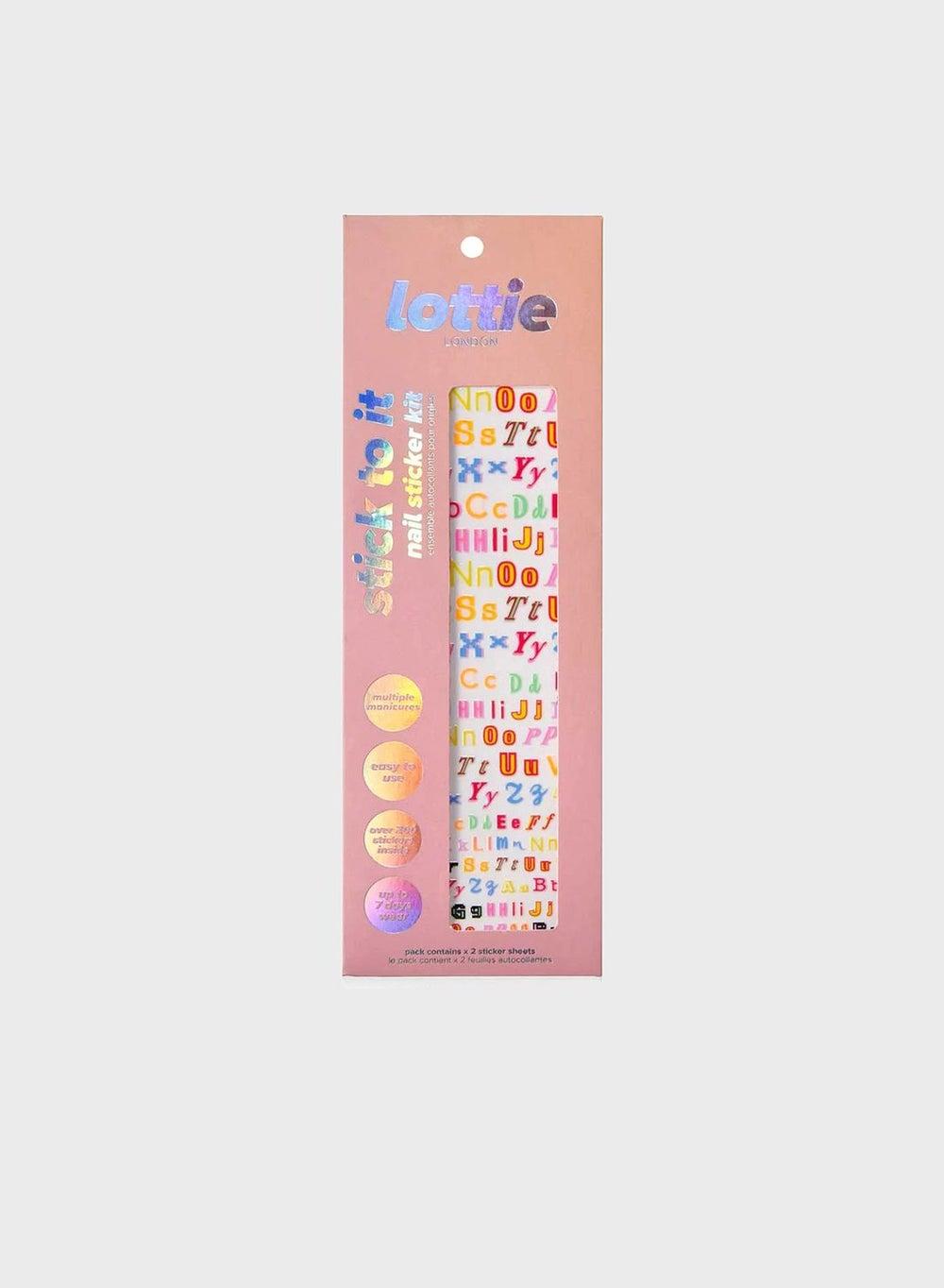 Alphabet Nail Sticker Kit - Quick Art Made Easy - Image 1