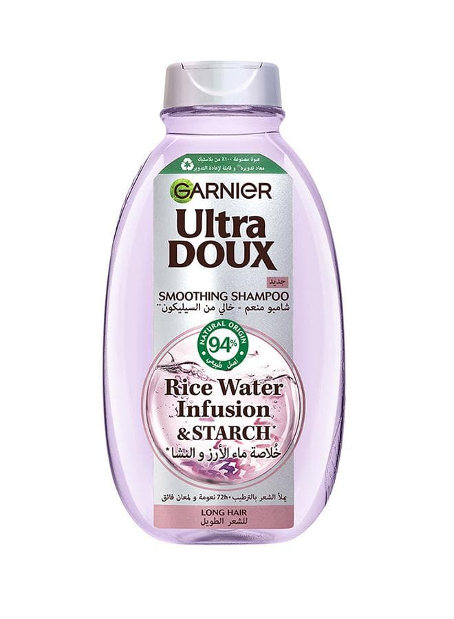 Garnier Ultra Doux Rice Water Shine Shampoo 600Ml - Image 1