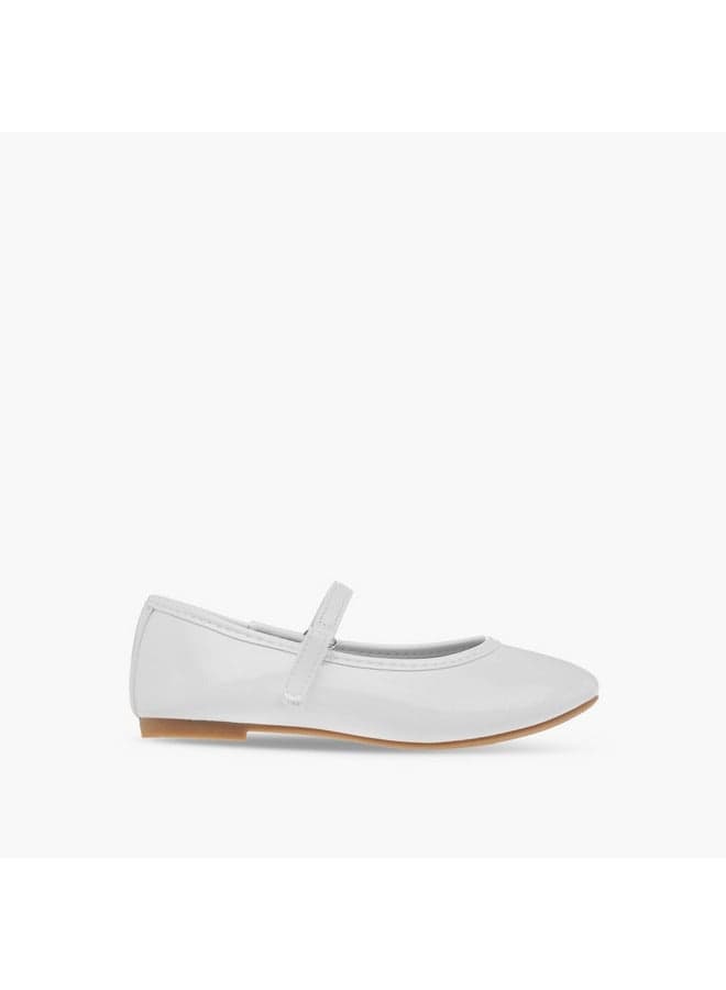 Bs101 240192 Elegant White Ballerina Flats for Girls - Image 1