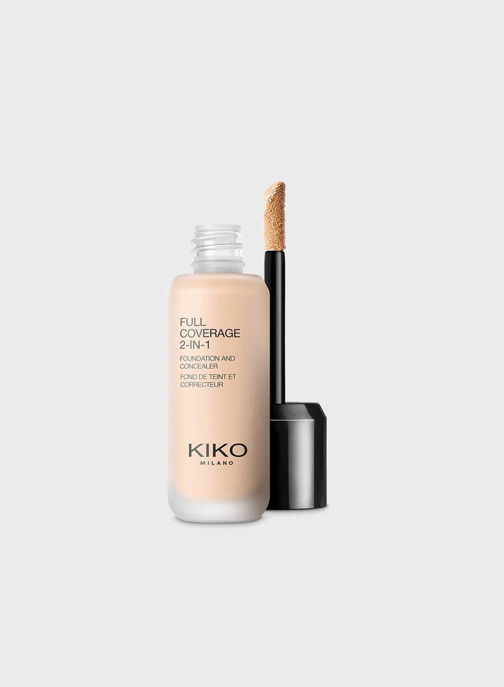 KIKO Milano Matte Satin 2-In-1 Foundation & Concealer 01-WR - Image 1