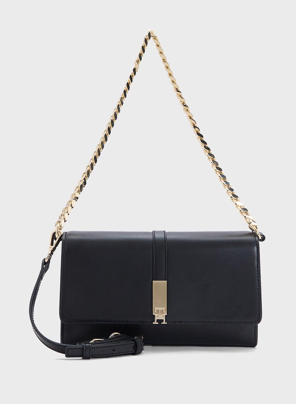 TOMMY HILFIGER Heritage Elegance Crossbody with Chain Detail - Image 1