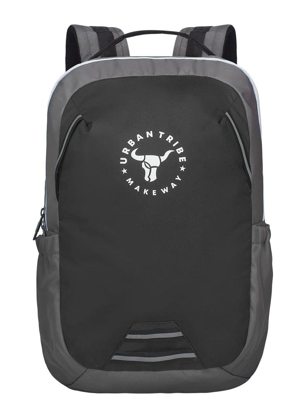 URBAN TRIBE Amigo Lite: Sleek Large Black Laptop Backpack - Image 1