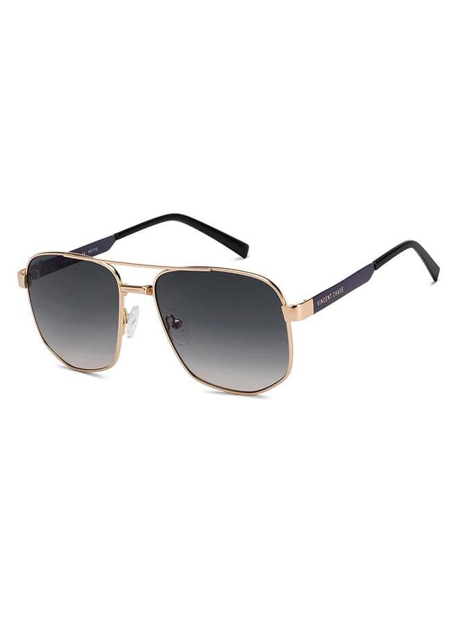 VINCENT CHASE VC S16529 Chic Hexagonal Sunglasses - UV Protected - Image 1