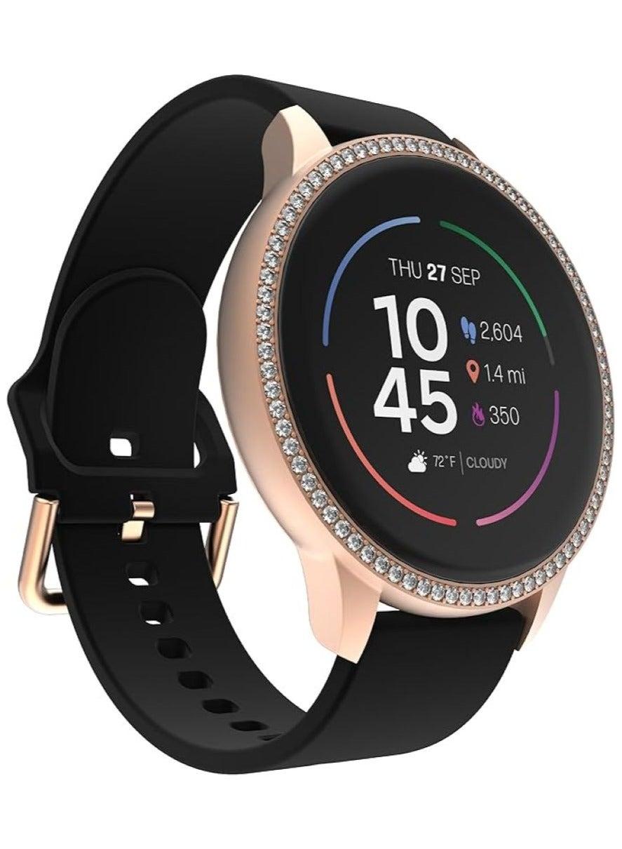 iTouch Flex TP4E01-C02: Chic Unisex Rosegold and Black Watch - Image 1
