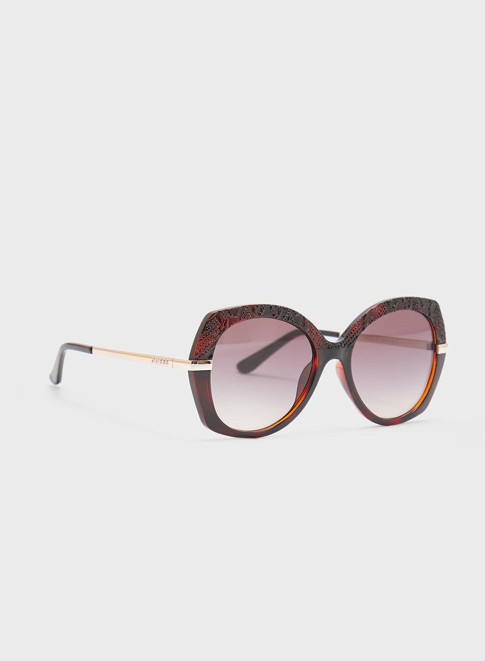 GUESS GU0021552F55 Luxe Cat Eye Sunglasses for Women - Image 1
