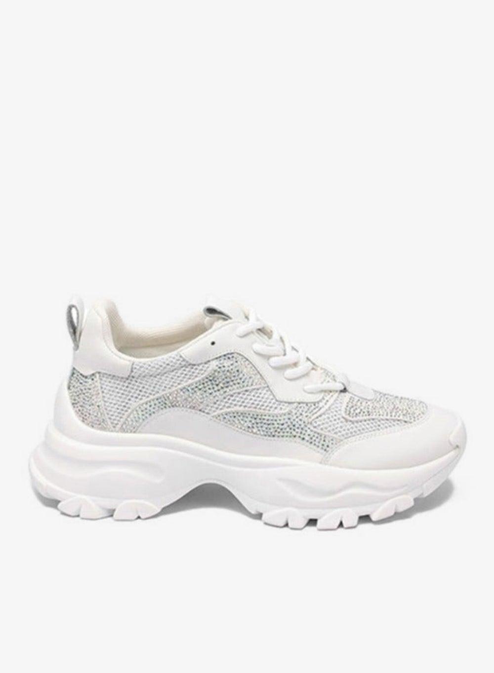 Sharon Chic Low-Top Embellished Sneakers - Image 1