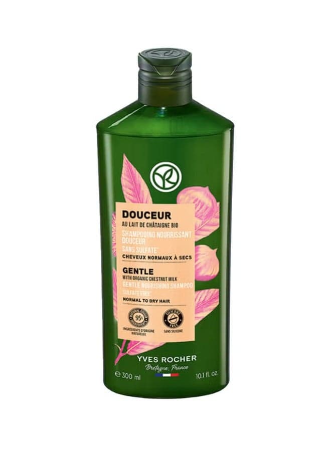 Gentle Nourishing Shampoo with Organic Chestnut Milk 300 ml - Image 1