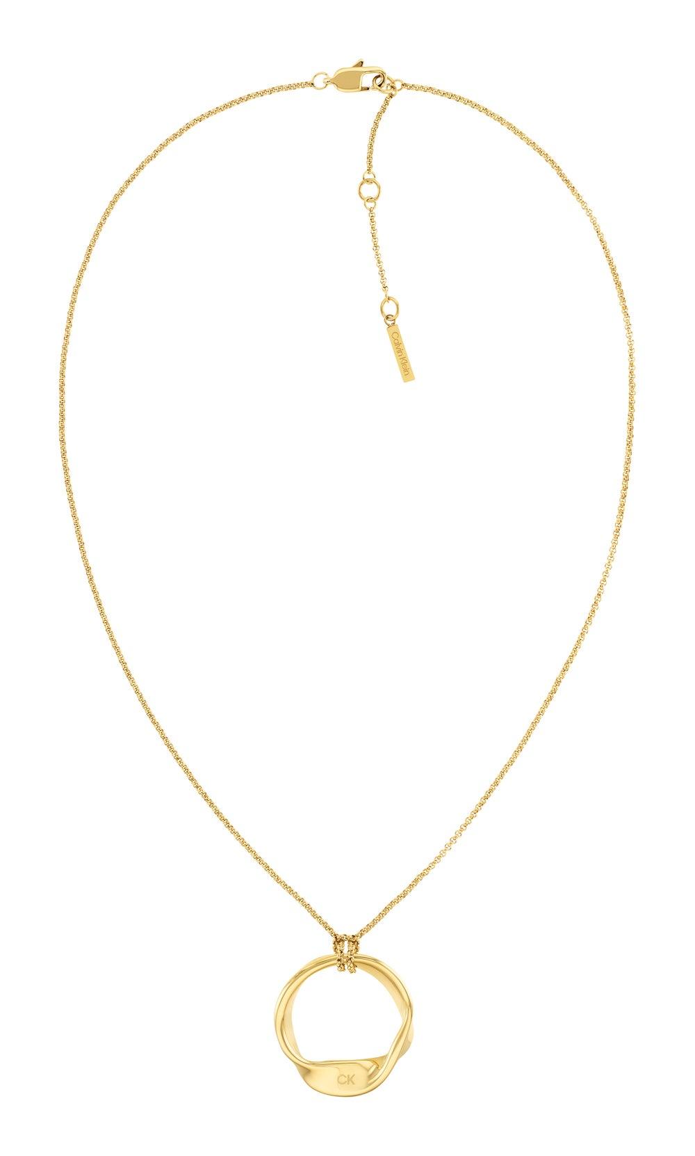 CALVIN KLEIN Ethereal Metals Graceful Long Necklace - Image 1