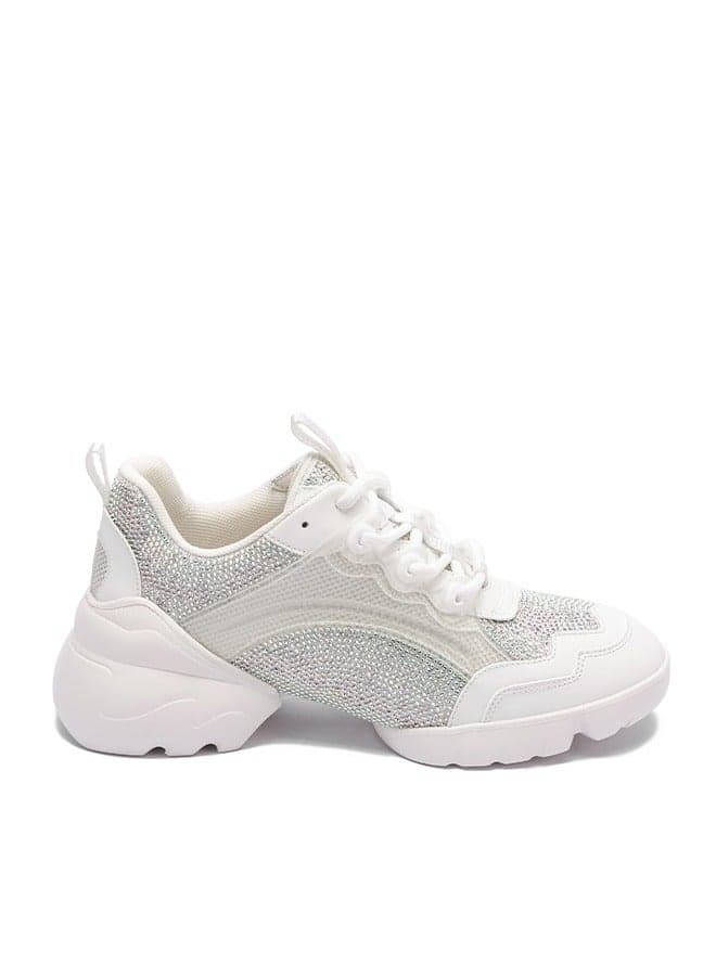 BERNIE Chic Low-Top Embellished Sneakers - Image 1