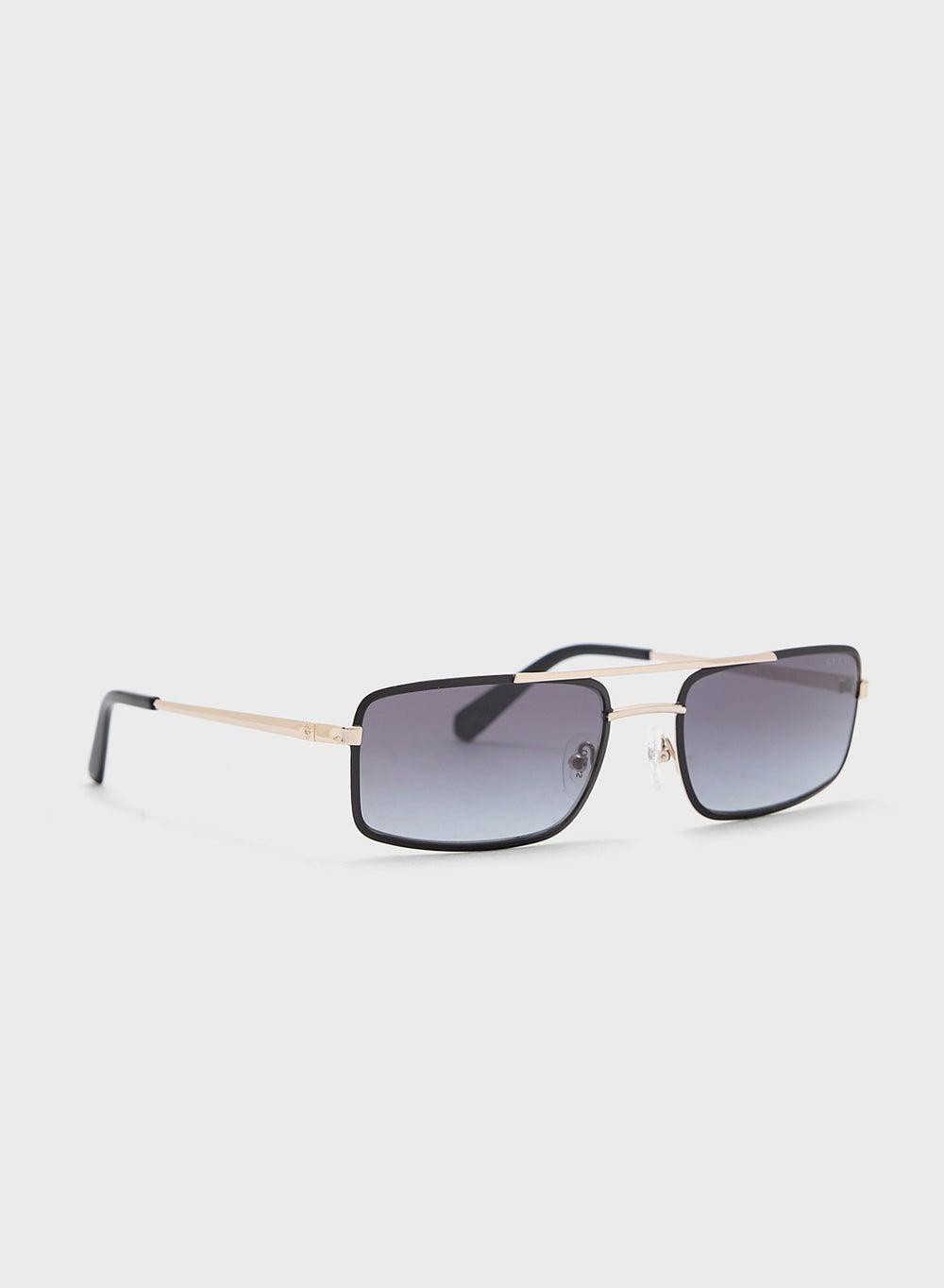GUESS Polished Metal UV-Protected Sunglasses for Men - Image 1