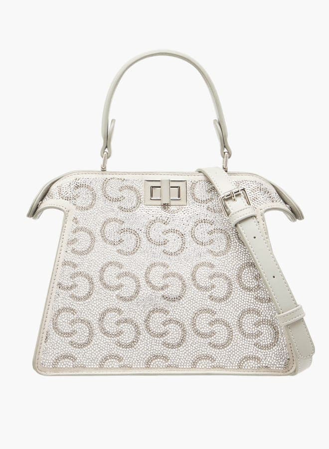 Celeste Elegant Crossbody: Twist Clasp & Detachable Strap - Image 1