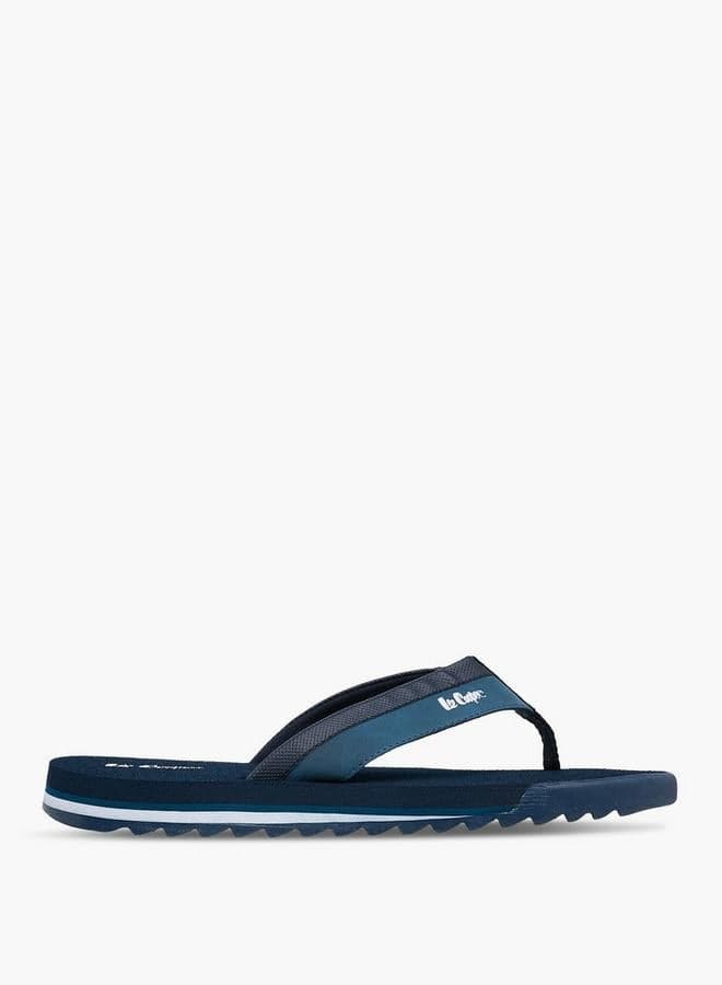 Men's 56498 NAVY Colourblock Flip Flops for Effortless Style - Image 1