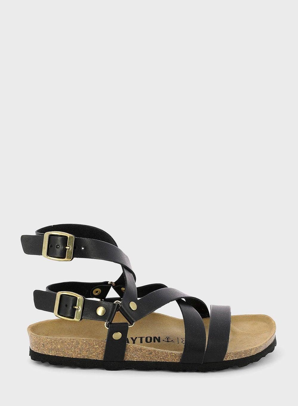 Armidale Elegance: Chic Flat Sandals with French Design - Image 1