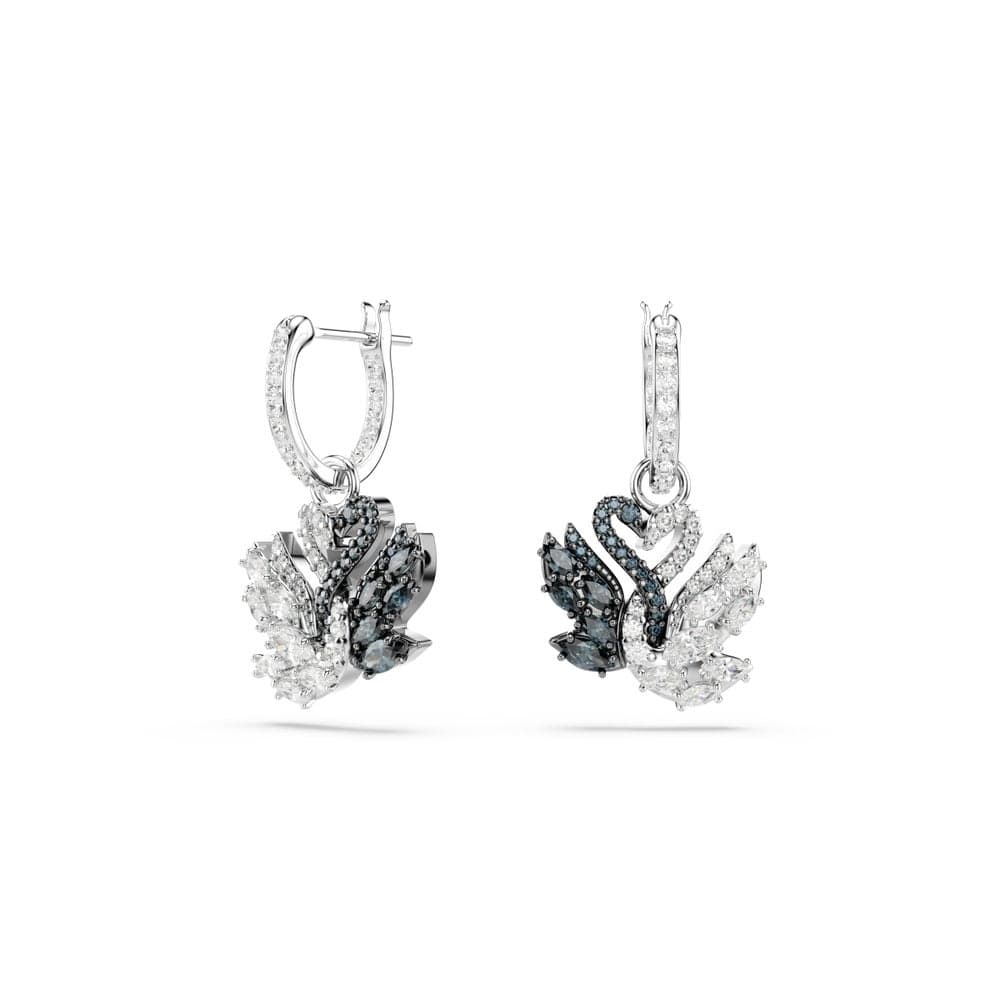 SWAROVSKI Swan:Pe Drop Earrings - Elegance Redefined - Image 1