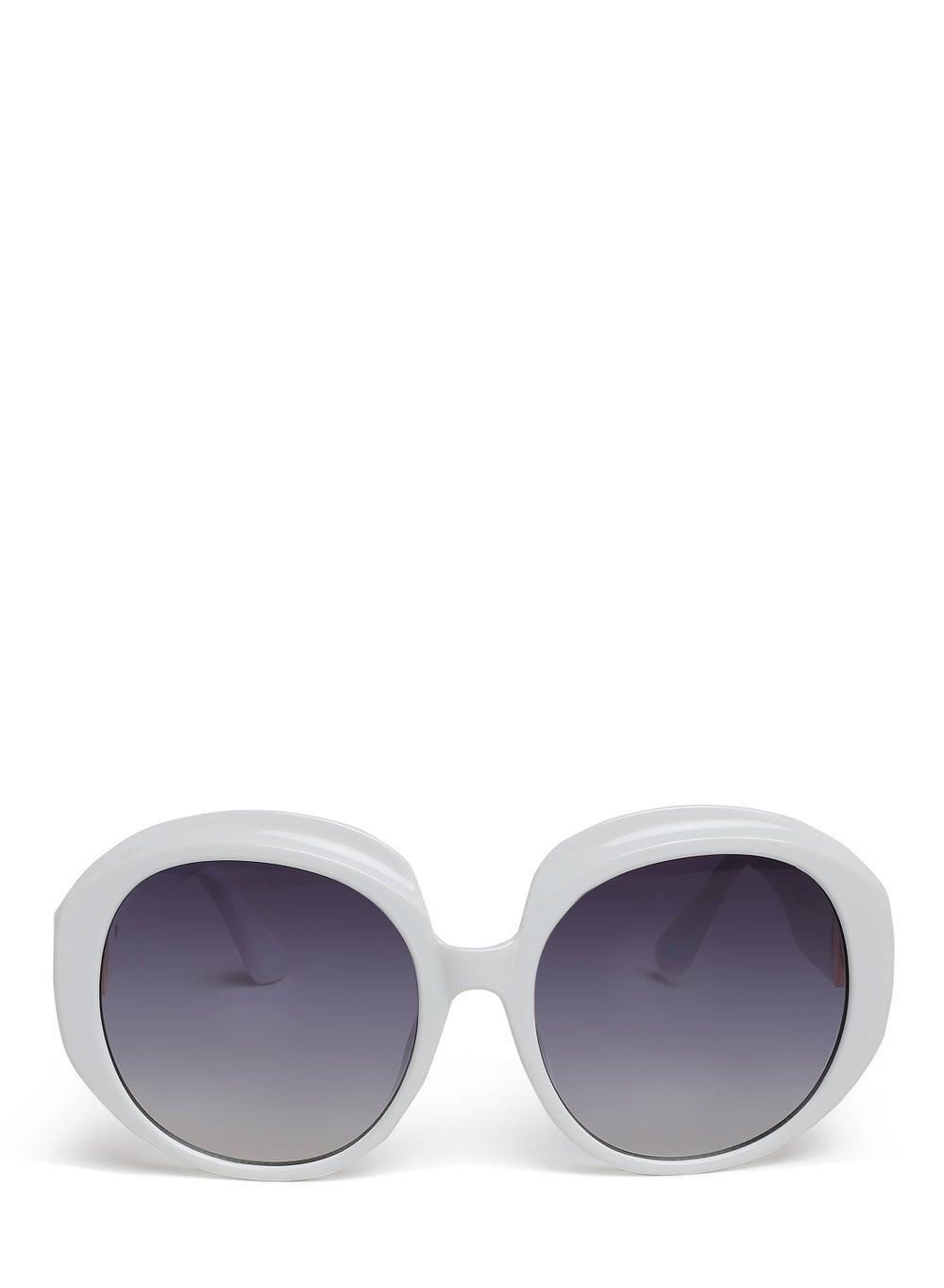 London Rag Captivating Metallic Round Sunglasses for Women - Image 1