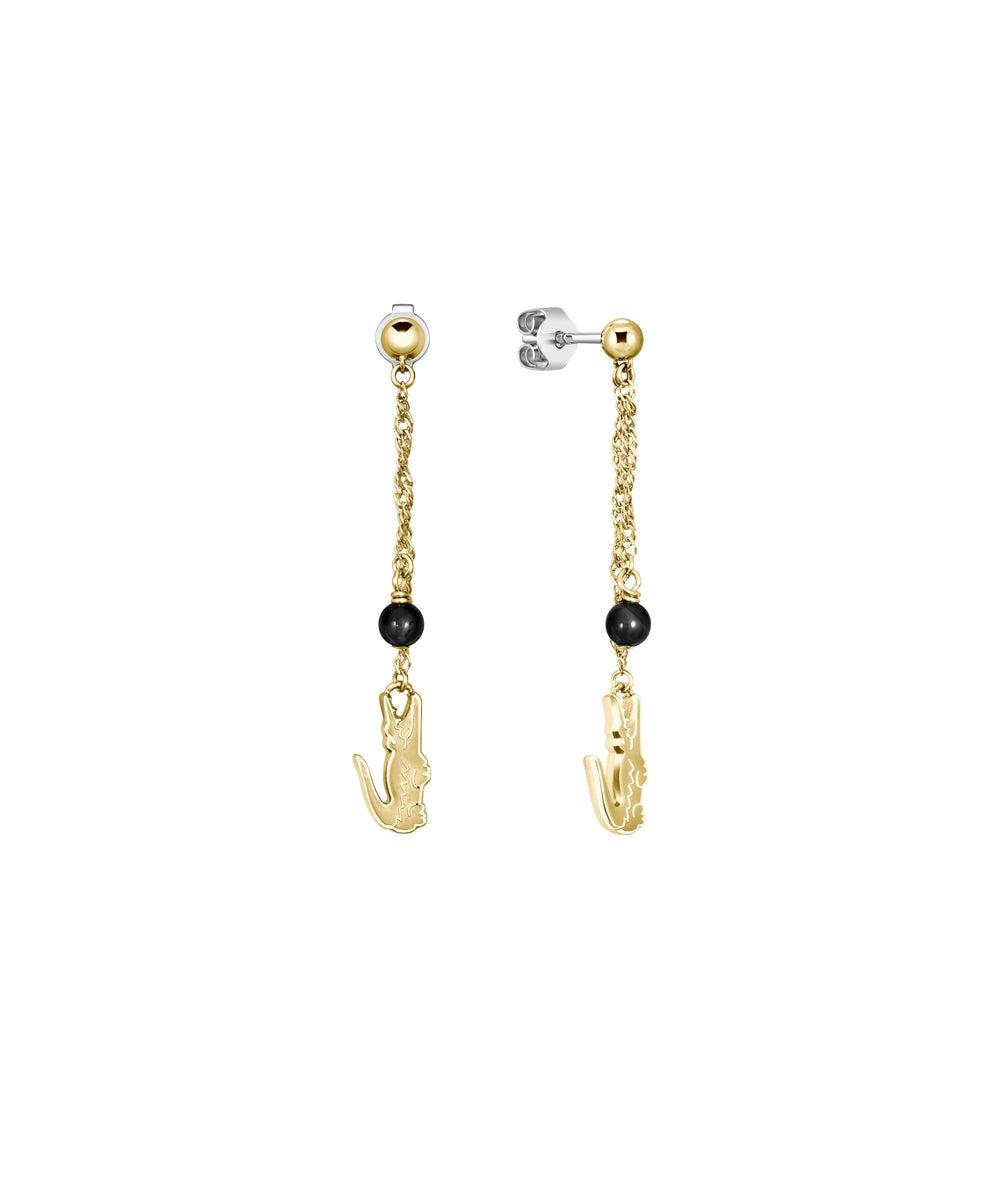 LACOSTE Deva Drop Earrings – Elegance Meets Iconic Style - Image 1