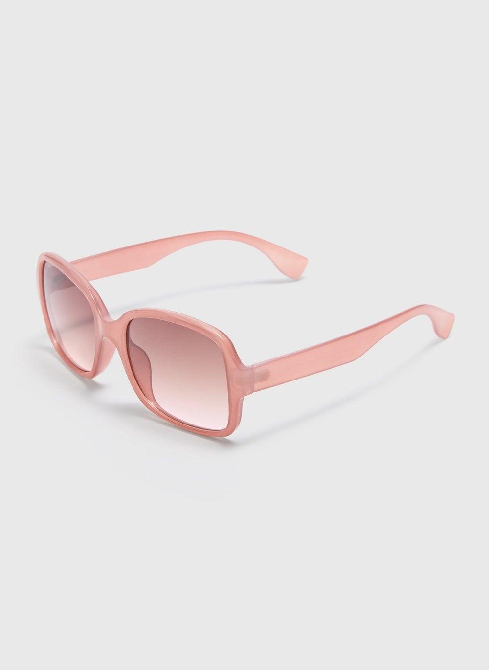 Chic Matalan Pink Square Sunglasses for Sophisticated Style - Image 1