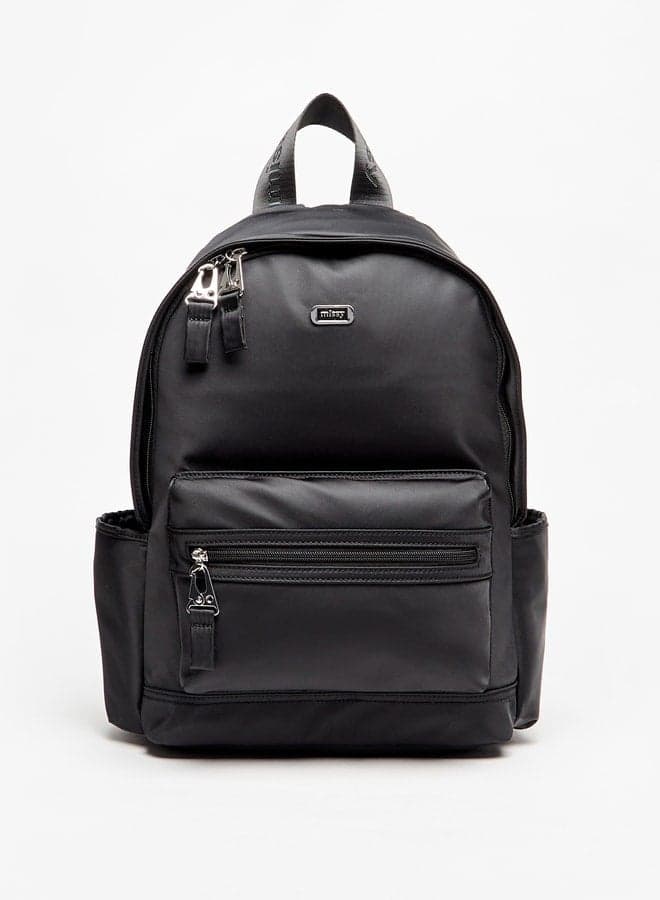 MISSY Elegant Women's Solid Backpack with Adjustable Straps - Image 1
