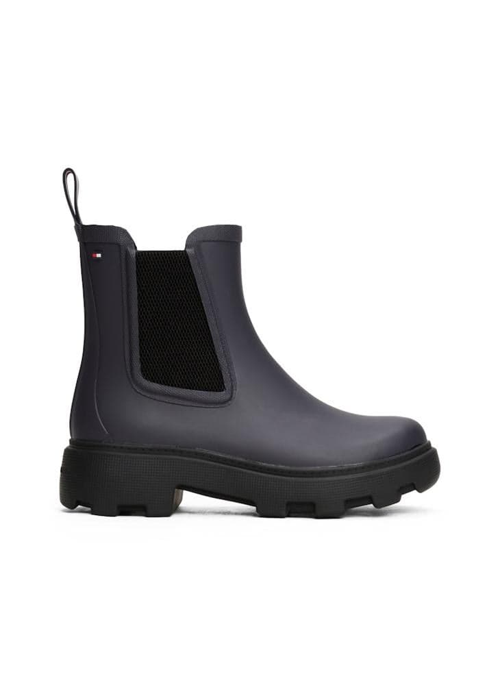 Tommy Hilfiger Chelsea-Inspired Rubber Flag Rain Boots - Image 1